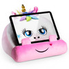 Gifts for Readers & Writers Tablet & Book Stand for Kids, Soft Reading Pillow, Book Holder with Pockets for Storage, Suitable for eReader/iPad/Kindle