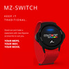 MYZONE MZ-Switch Replacement Arm & Wrist Straps - Red - Vibrant, Adjustable & Comfortable Replacement Fitness Band for the MZ-Switch