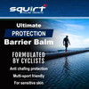 Squirt Barrier Balm for Chafing Relief - Body Anti Chafe Balm for Cycling & Endurance Sports - Water & Sweat Resistant Anti Chaffing Cream for Men &