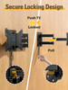 Mounting Dream UL Listed Lockable RV TV Mount for Most 17-43 inch TV, RV Mount for Camper Trailer Motor Home Boat Truck, Full Motion Unique One Step