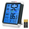 TempPro TP55 Digital Indoor Hygrometer Thermometer, 4-Inch Temperature/Humidity Monitor with Touchscreen and Backlit, Room Thermometer/Humidity Meter