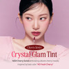 CLIO Crystal Glam Tint, Glossy Lip Tint with Glass-Like Shine, Lightweight Buildable Lip Stain, Long-Lasting Color, Non-Sticky, Rose Extract, Korean