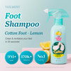 Cotton Foot - Foot Shampoo Soap (Lemon, 13fl oz) - Refreshing Cleanse Spray