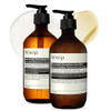 Aesop Resurrection Hand Wash & Balm Set | Citrus & Woody Duo to Cleanse and Moisturize Hands | 16.9 oz / 500 mL (Set of 2)