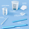 Silicone Resin Measuring Cups Tool Kit- Nicpro 250 & 100 ml Measure Cups