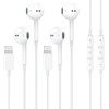 [Apple MFi Certified] Wired Headphones for iPhone Earbuds with Built-in Microphone & Volume Control Nosie Reduction Earphones Headsets Compatible wit