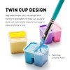 HIMI Twin Cup Jelly Gouache Paint Set, 112 Colors 12g, Jelly Cup Design