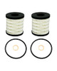 Oil Filter Kit 2 Pack Fit for Mini Cooper R56 R60 R58 R59 Countryman Clubman Paceman Coupe Replace 11427622446