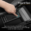 Bercicci 3PCS Center Console Organizer Compatible with Toyota 2025 2026 Camry Accessories Silicone Wireless Charging Anti-Slip Mat ABS Material Armre