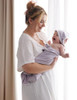 Momcozy Baby Hooded Towel-Made from Cotton, Suitable for Newborn Shower Gifts, 2 Count (Pack of 1), 28 X 28 Inch, Ink Wash Leaves