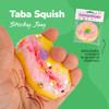 ArtCreativity Squishy Treats Fidget Toys for Kids and Adults - 4 Pack - Super Soft Squishy Dessert Include Sandwich Cookie, Donut, Croissant, and Waf
