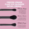 Bueart Design Eyeshadow Blending Brush Set with Soft Hair for Detail Crease,Precise Crease Blending, Fluffy Eye Blender Brush blends eyeshadow with e