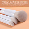 KINGMAS Angled Foundation Brush Concealer Brush, Premium Kabuki Makeup Brush for Liquid, Blending, Cream, Powder, Blush Buffing Stippling Face Makeup