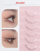 Jiocolor Lashes Bottom Lashes Strip Natural Bottom Eyelashes Wispy Under False Lashes Lower Lashes Extension Clear Band Mink Lashes 7 Pairs R1
