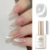 Born Pretty Cat Magnetic Eye Gel Nail Polish, Holographic Glitter Super Shine Gel Nail Polish Soak Off Led Nail Polish Nail Art Gel Manicure Salon DI