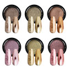 SAVILAND Chrome Nail Powder Set: 12 Colors Metallic Mirror Chrome Nail Powder for Gel Polish Silver Gold Nail Chrome Holographic Pigment Powder for M