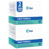 Ditoi Disposable Face Towels XL, Soft Cotton Facial Cleansing Cloths