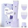 Risina Bikini Trimmer for Women - Wet/Dry Womens Electric Shaver for Legs, Replaceable Body Hair Blade Heads&Hair Remover for Face Head, No Nick, No