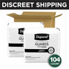 Depend Guards Incontinence Pads for Men, Maximum Absorbency, 104 Count (2 Packs of 52), Packaging May Vary