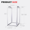 GeeekPi DeskPi RackMate TL1, 10 inch 10U Server Rack for Network, Servers, Audio, and Video Equipment, Open Frame Aluminum Alloy Rack