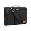 MOSISO 360 Protective Laptop Shoulder Bag,13-13.3 inch Computer Bag Compatible with MacBook Pro 14, HP, Dell, Lenovo, Asus Notebook,Side Open Messeng