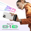 iWALK Portable Charger for iPhone 17/16/15 USB-C Small Power Bank 20W 4,500mAh Fast Charging Battery Pack Compatible with iPhone 15/16/17 Plus/17 Pro