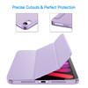 JETech Case for iPad mini (A17 Pro, 2024 Model, 7th Generation) / mini 6 (2021 Model, 6th Generation), Slim Stand Hard Back Shell Smart Cover with Au