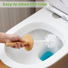 SUBEKYU Toilet Brush, Toilet Bowl Brush and Holder Set