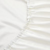 King Silk Satin Fitted Sheet, Soft Deep Pocket Single Bottom Bed Sheets Sold Separately, Wrinkle Free, Non- Fading, Breathable, Fully Elasticized(Kin