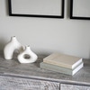 ZICOTO Set of 2 Beautiful Decorative Linen Books - Aesthetic Faux/Fake Books for Modern Home Decoration on Coffee Table, Bookshelf or Mantel - Stylis
