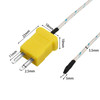 15 Pieces 3 Meters K Type Mini-Connector Thermocouple Temperature Probe Sensor K Type Thermocouple Wire Temperature Sensing Line Measure Range -50 to