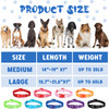 Amylove 27 Pcs Dog Collar Bulk Adjustable Nylon Puppy Collar for Small Medium Large Dogs Multiple Pet with Quick Release Buckle for PET Travel Walk D