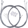 Hotop 2 Set Road Bike Brake Cable Gear Cable Wire and Caps Set (2 Set Road Bike Brake Cable Style B)
