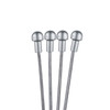 Hotop 2 Set Road Bike Brake Cable Gear Cable Wire and Caps Set (2 Set Road Bike Brake Cable Style B)