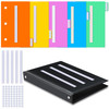Ctosree 246 Pcs Communication Book Small Tools for Visual Schedule Picture Cards Include 3 Ring Binder Dividers 100 Adhesive Labels 5 Card Dividers f