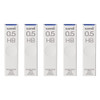 Uni Pencil Lead, The Uni" Smudge-Proof Leads, 0.5mm HB, 40 Leads x 5 Pack