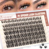 Spider Lashes Clusters Invisible Band Wispy Cluster Eyelash Extensions CD-Curly Fairy Breeze Eyelash Clusters Spider Lash Clusters Natural Cluster La