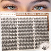 Spider Lashes Clusters 8mm-14mm Natural Eyelash Clusters Kim K Style Wispy Breeze Lash Clusters Eyelash Extensions 150Pcs Short Lash Extensions with