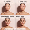 Lymphatic Face Brush for Lymphatic Drainage - Contour Sculpting Ultra Soft Facial Dry Brush, Gua Sha Alternative Face Massager Tool & Jawline Shaper