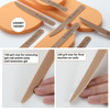 Aokitec 10 PCS Nail Files Professional, 100/180 Grit Double Sided Emery Boards, Nail Art Tools for Acrylic Natural Nails, Manicure Pedicure Tools for