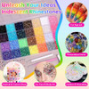 32000Pcs Rhinestones for Bedazzling Kit with Tools, 3mm Flatback Resin Gems for Crafting, Colorful Resin Rhinestones Bedazzler Kit for Clothing Shoes