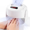 SAVILAND 600W Nail Polish Dryer: 2026 6X Faster Drying with Dual Heating & Cooling Modes, Adjustable Angle Nail Fan for Salon & Home Use (White)