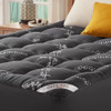 BEDLORE Queen Mattress Topper Viscose Derived from Bamboo, Thick Pillow Top Mattress Pad with Stretchable Pockets for 6-18 inches Mattress, Soft Matt