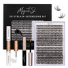 Lash Clusters DIY Lash Extensions Kit 320pcs Individual Lashes Clusters 30D 40D