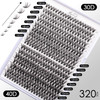 Lash Clusters DIY Lash Extensions Kit 320pcs Individual Lashes Clusters 30D 40D