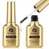 UNA GELLA No Wipe 2PCS Gel Top Coat Base Coat Set, Highly Glossy Top Coat Gel Nail Polish Strengthen and Acid-Free Clear Nail Base Soak Off, Key to M