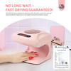 SAVILAND Professional Nail Dryer: 300W Quick Drying Nail Dryer for Regular Polish Acrylic Dip Powder Nail Dehydrator Primer Nail Polish Dryer Fan wit