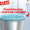 Glad Small Trash Bags 4 Gallon, Febreze Beachside Breeze Garbage Bags