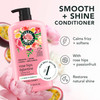 Herbal Essences Conditioner, Rose Hips + Passionfruit - Smooth Collection, Shiny Hair with Vitamin E & Jojoba, Safe for Color Treated Hair, Floral Sc