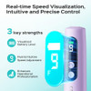 COSLUS C52 Electric Cordless Nail Drill: Professional Nail File kit with LED Screen for Acrylic Gel Powder. Portable for Home DIY & Salon Use. Manicu